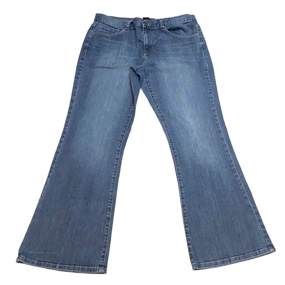 Calvin Klein Bootcut Mid Rise Jeans - Picture 2 of 16